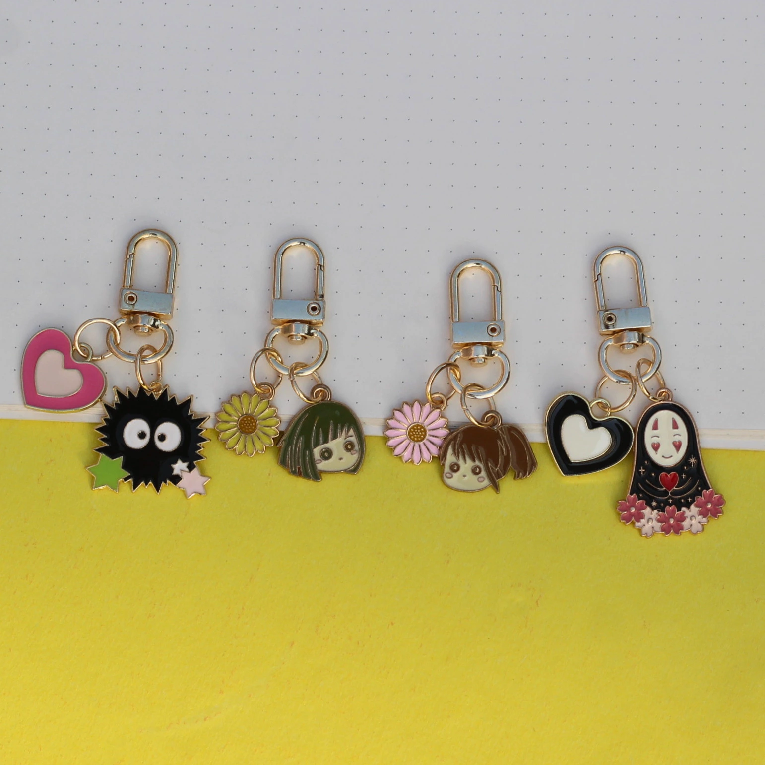 Spirited Away Themed Key Charms -4