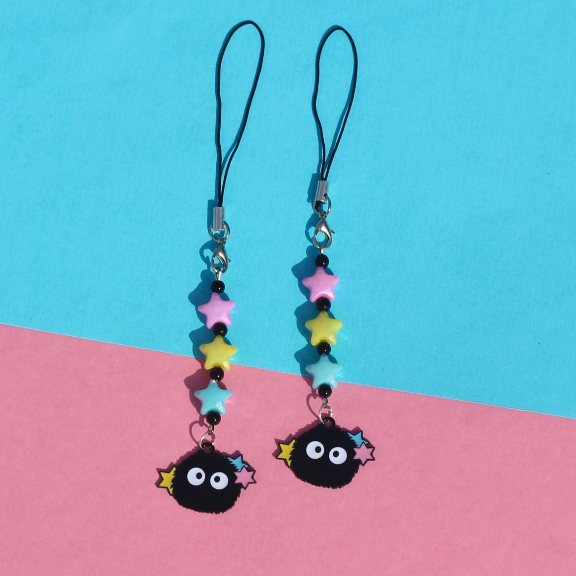 Cute Soot Star Phone Charm -1