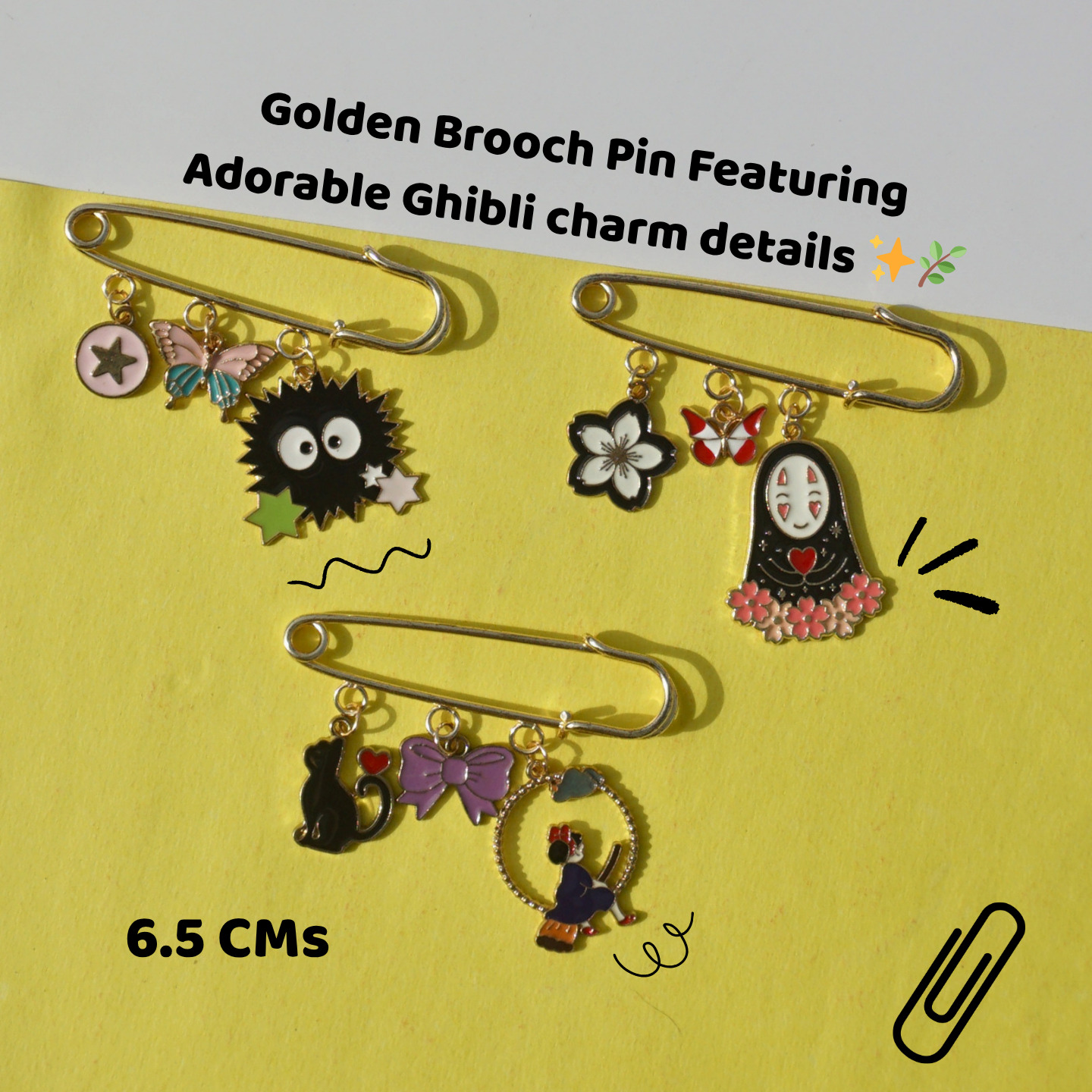 Studio Ghibli Charm Brooch Pins -14