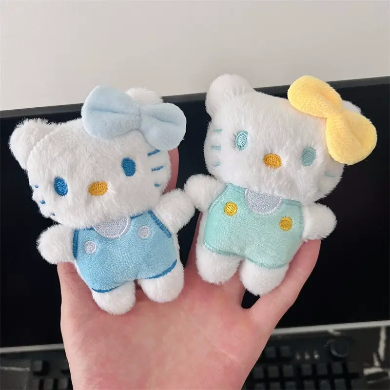 Tiny Pastel Hello Kitty Plushie Keychain-5