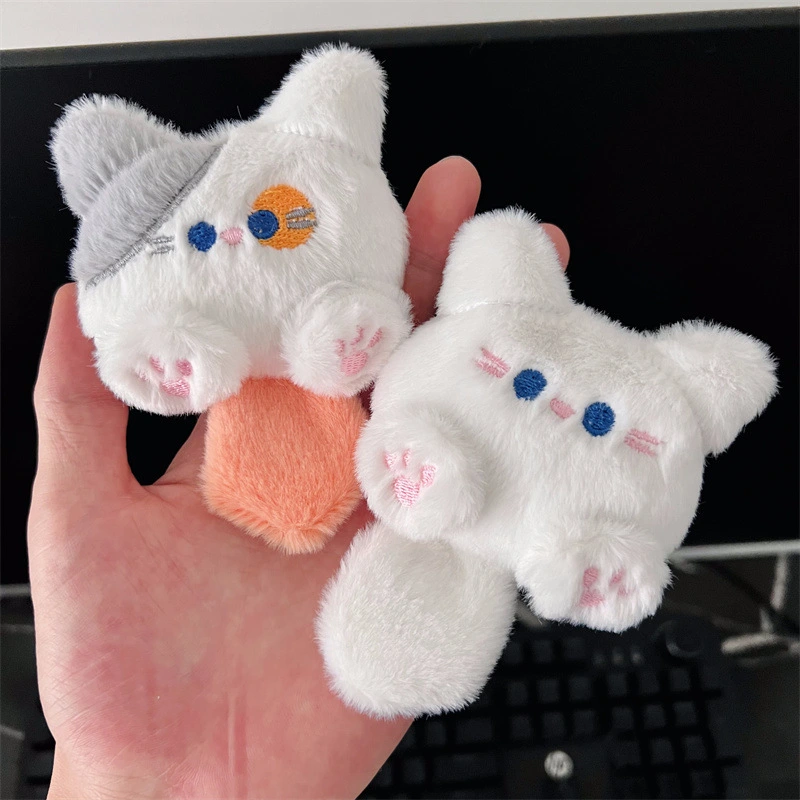Tiny Kawaii Cat Plush Keychain -9