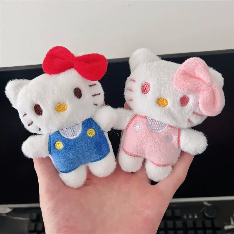 Tiny Pastel Hello Kitty Plushie Keychain-6