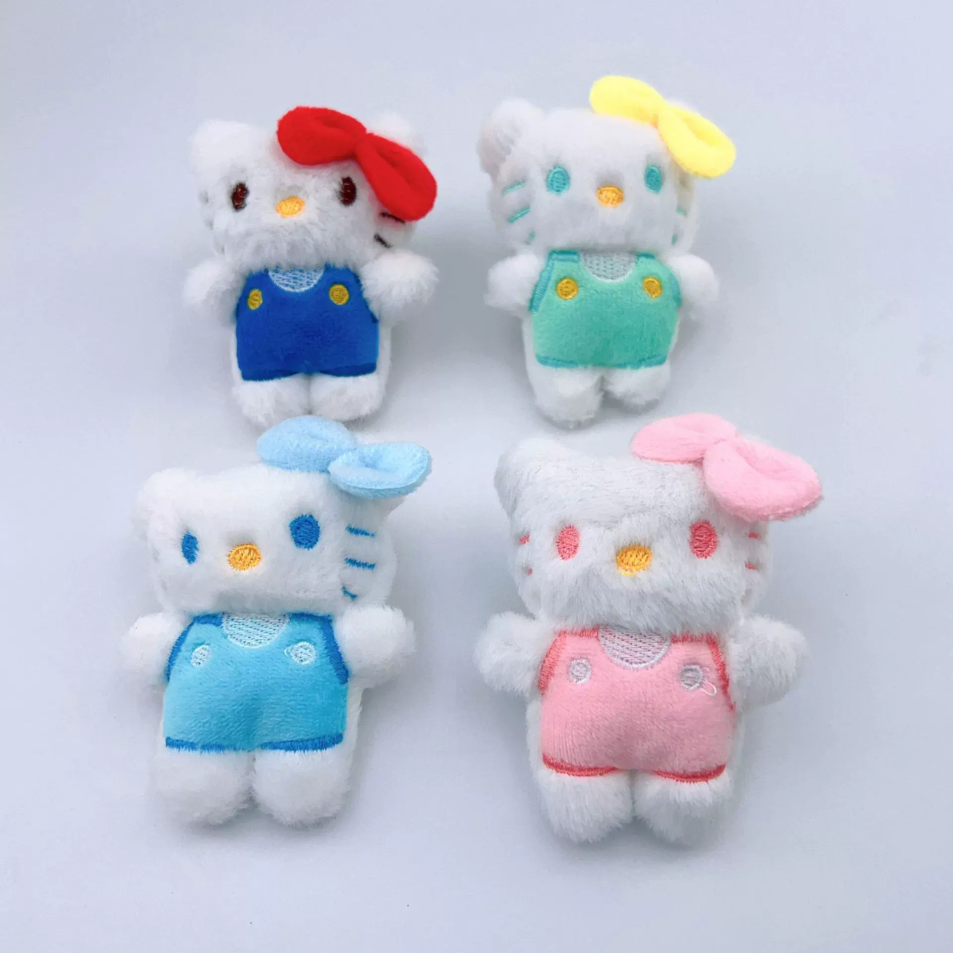 Tiny Pastel Hello Kitty Plushie Keychain-8
