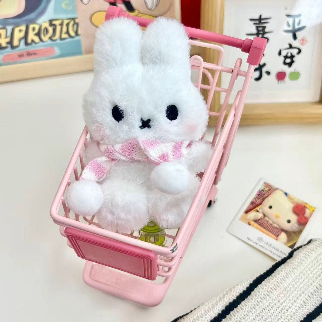 Cute Miffy Winter Scarf Plush Bagcharm -1