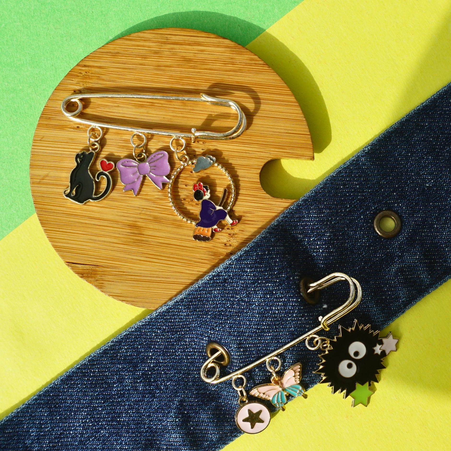 Studio Ghibli Charm Brooch Pins -12