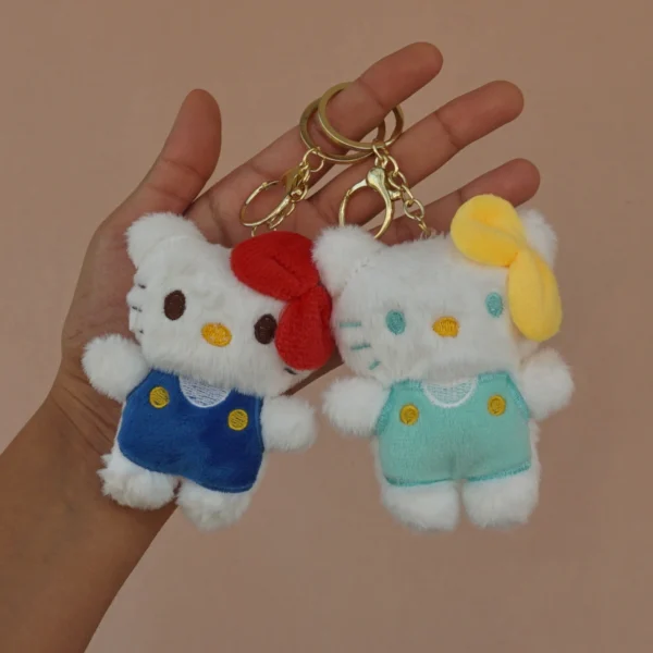 Tiny Pastel Hello Kitty Plushie Keychain-10