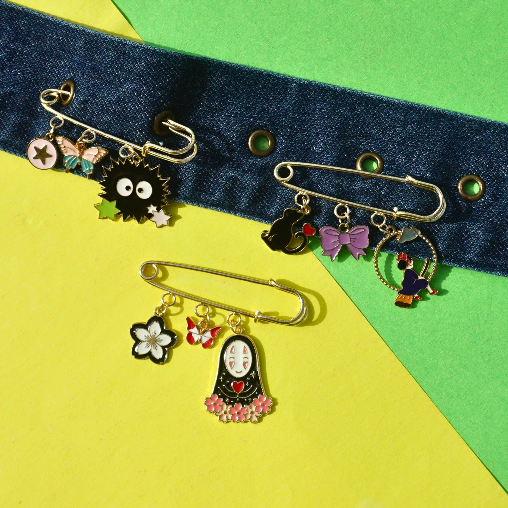 Studio Ghibli Charm Brooch Pins -9