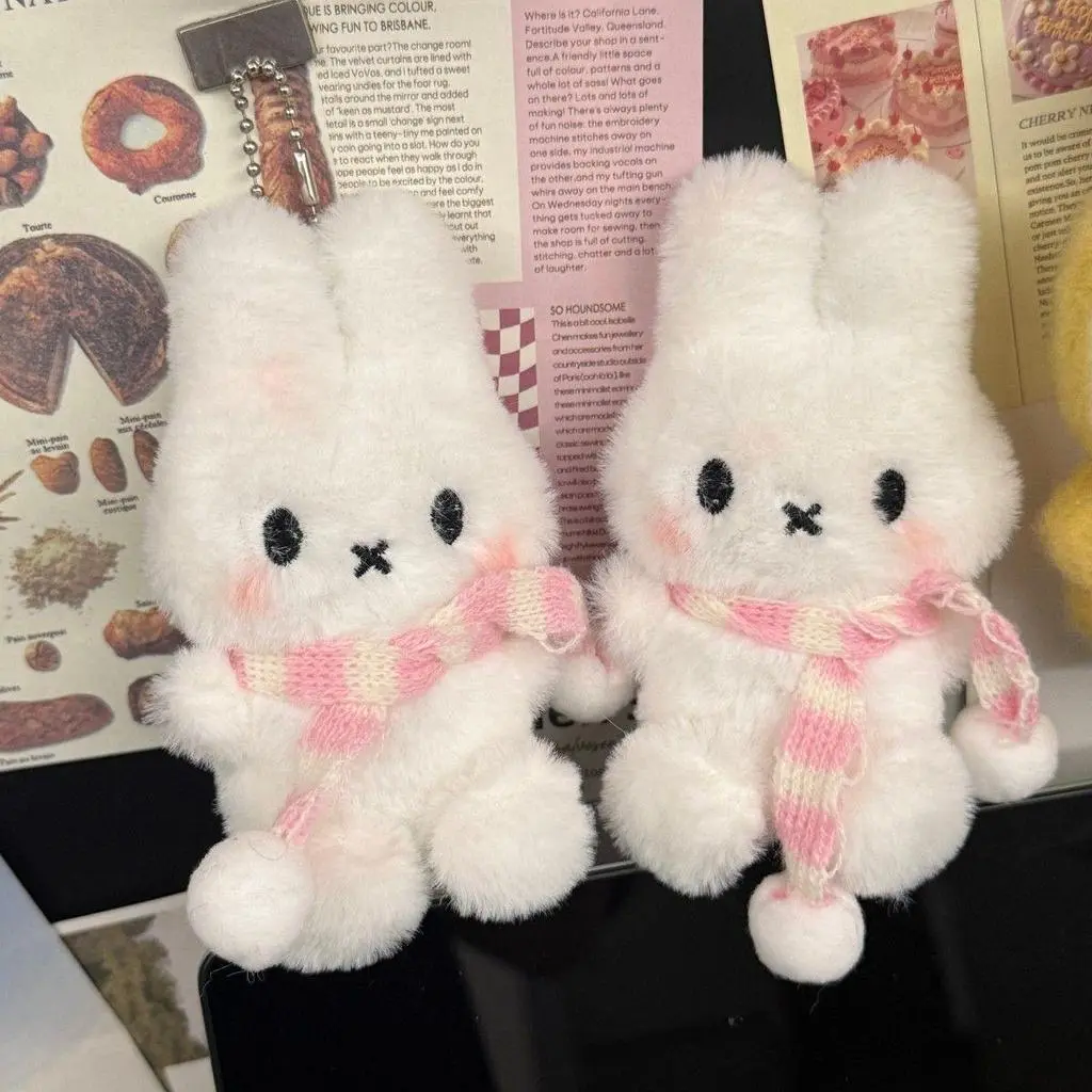 Cute Miffy Winter Scarf Plush Bagcharm -8