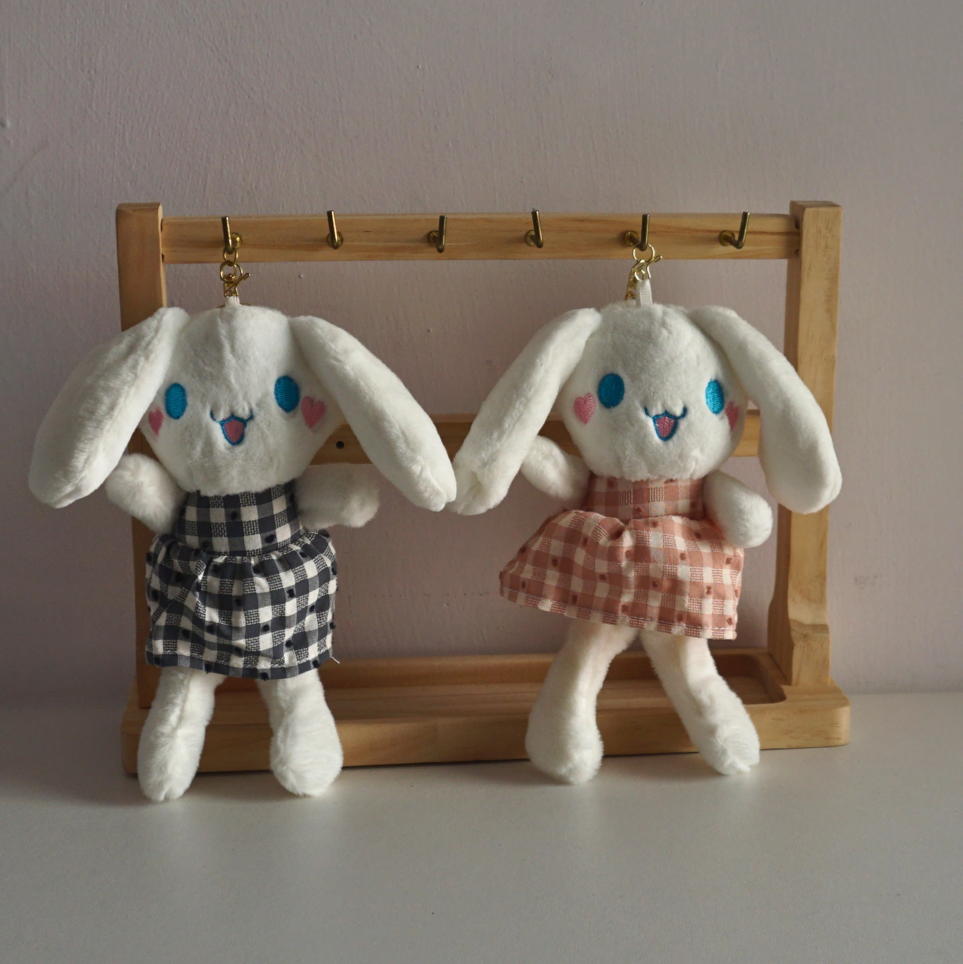 Cinnamoroll in a Dress Plush Keychain -4