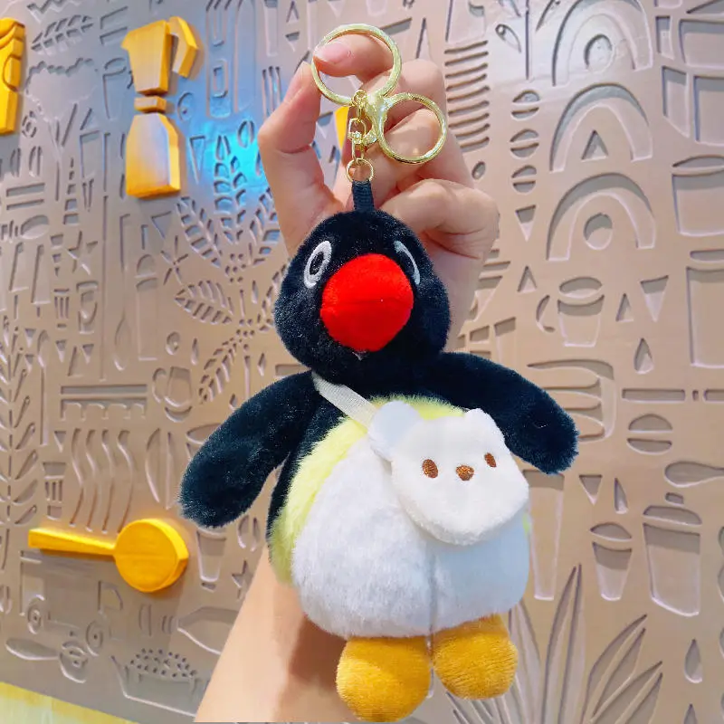 Pingu Penguin Plush Keychain -5