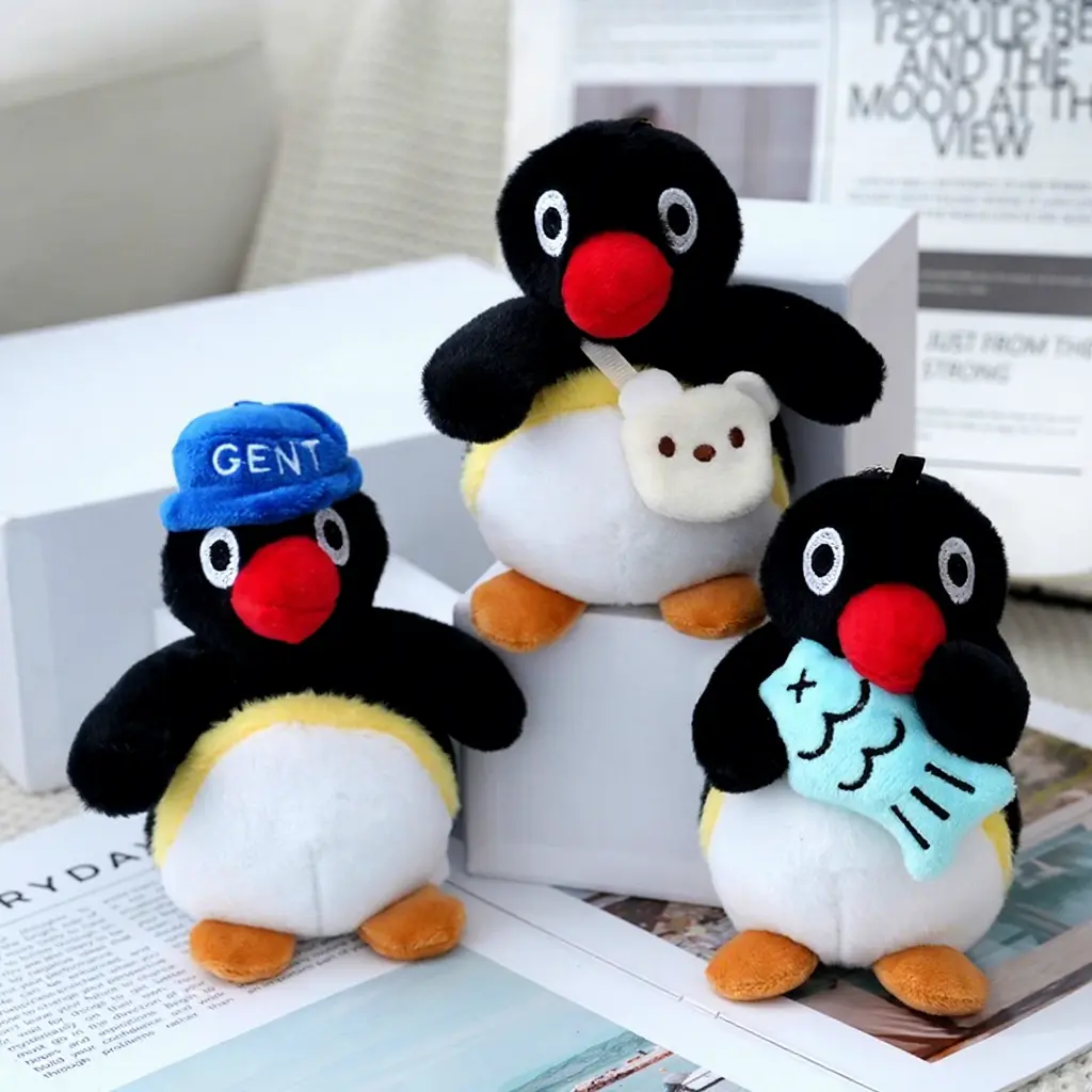 Pingu Penguin Plush Keychain -8