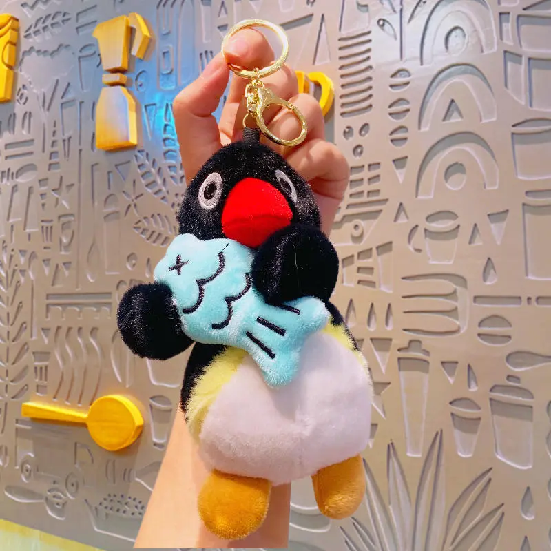 Pingu Penguin Plush Keychain -4