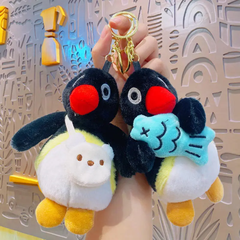Pingu Penguin Plush Keychain -6