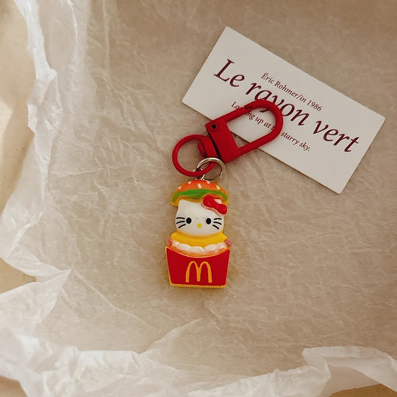 Hello Kitty Burger Theme Charms -8