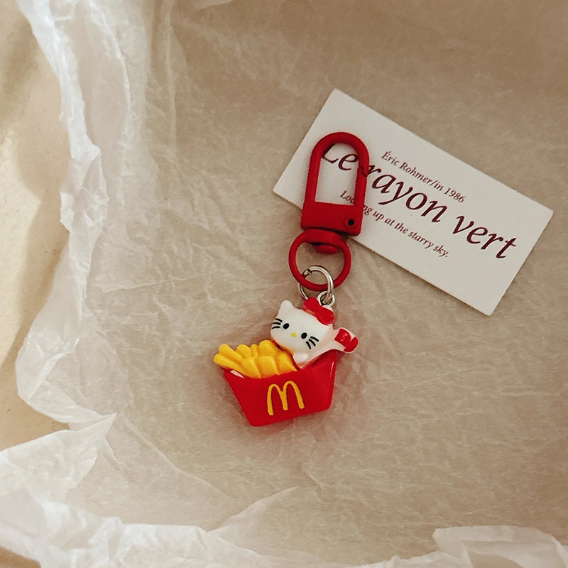 Hello Kitty Burger Theme Charms -9