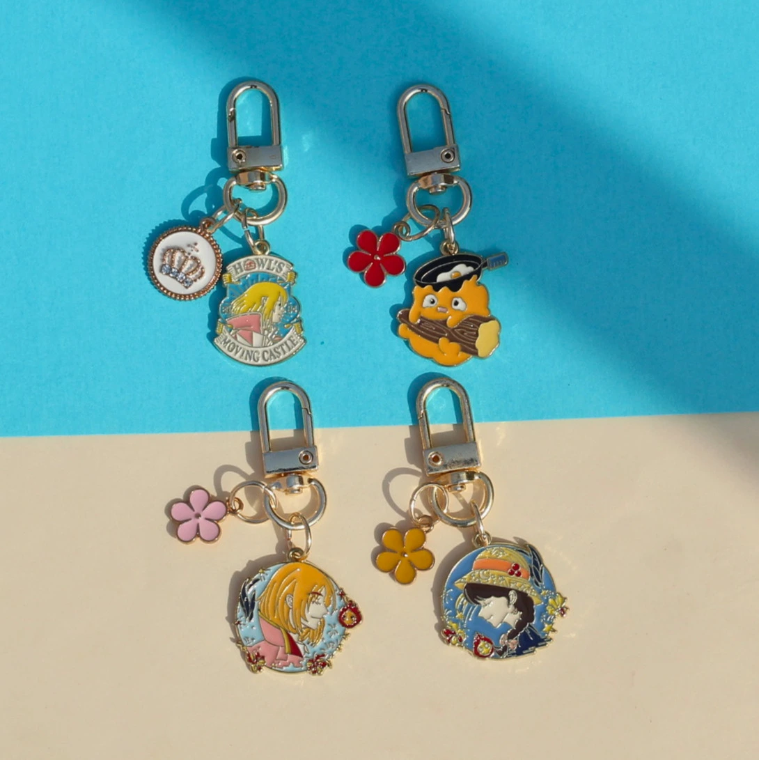 Howl's Moving Castle Key Charms -3