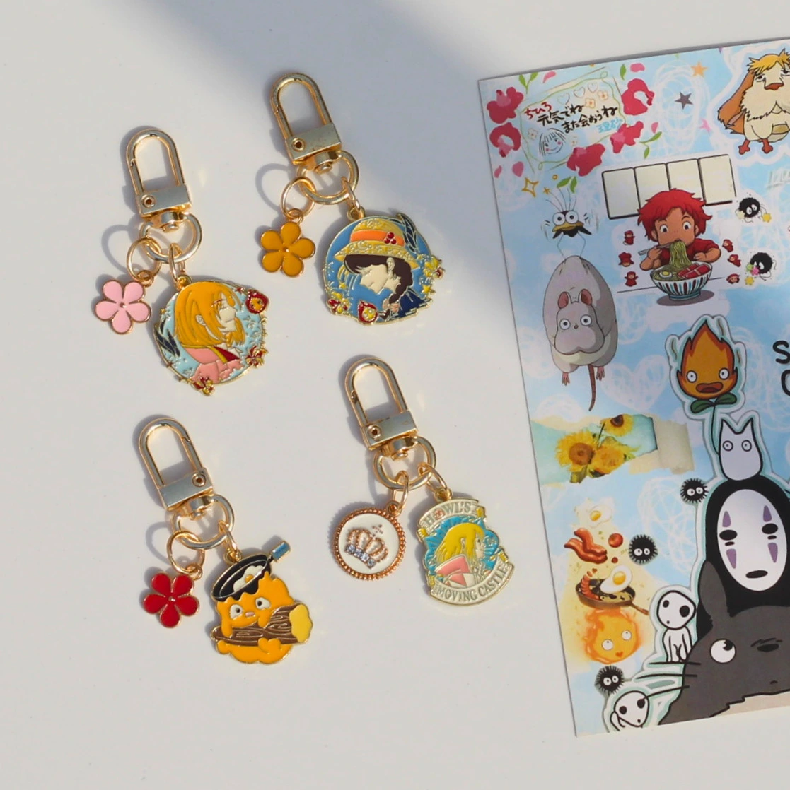 Howl's Moving Castle Key Charms -2