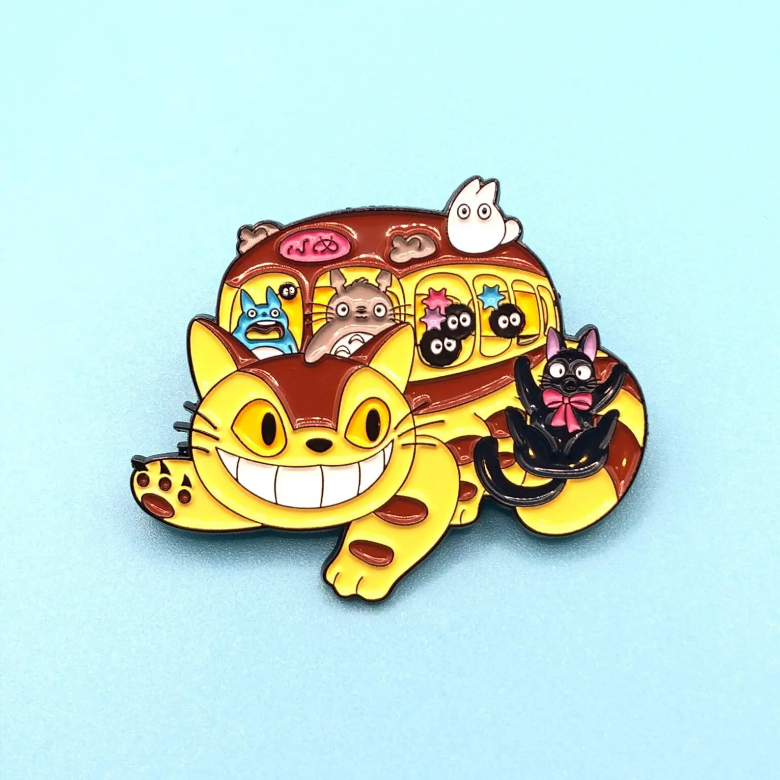 Cute Catbus and Friends Enamel Pin -5