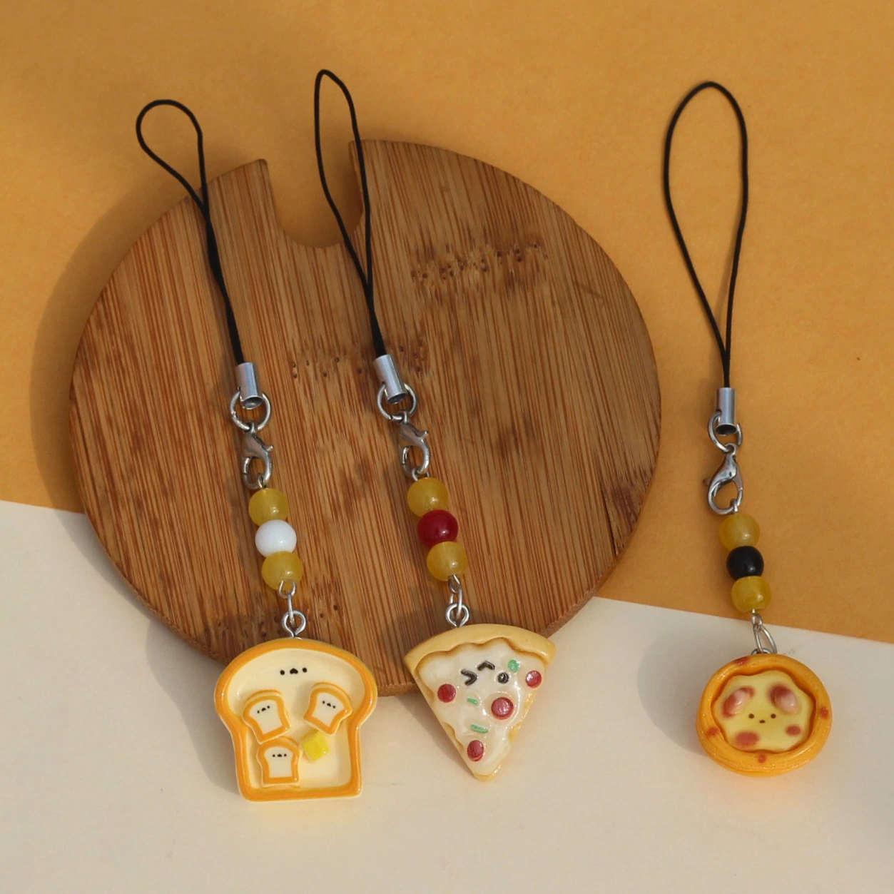 Kawaii Food Theme Phone Charms -6