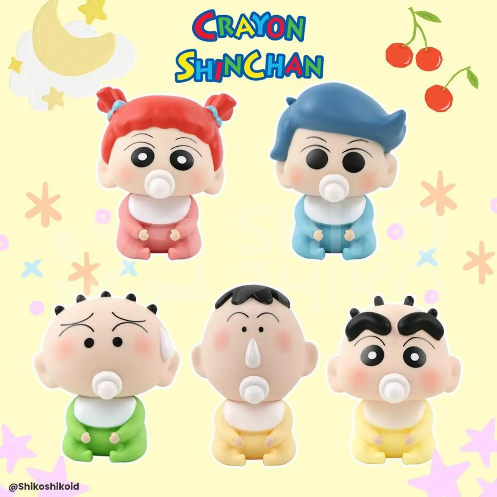Shin Chan and Friends Baby Series Figures -6