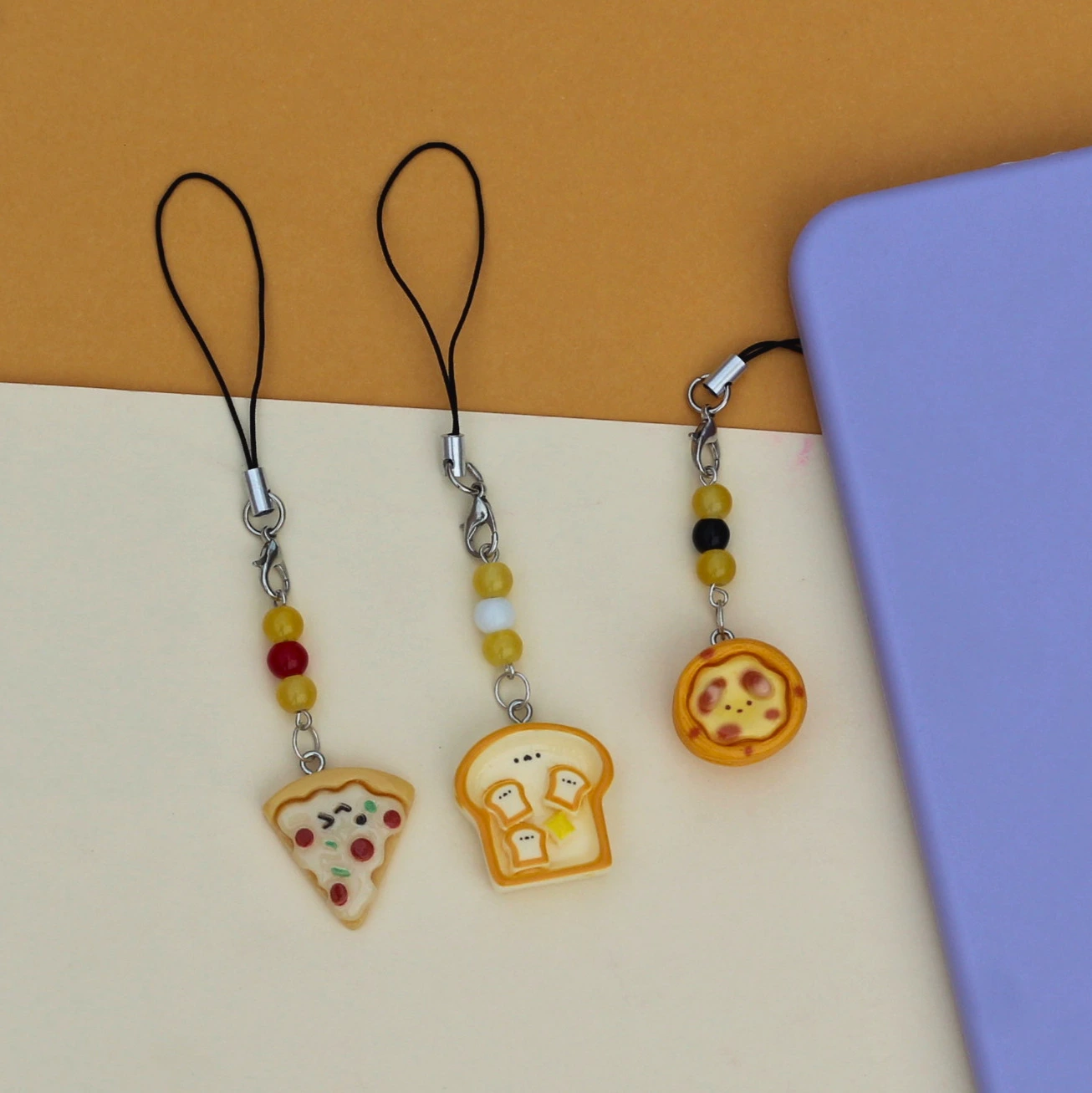 Kawaii Food Theme Phone Charms -7