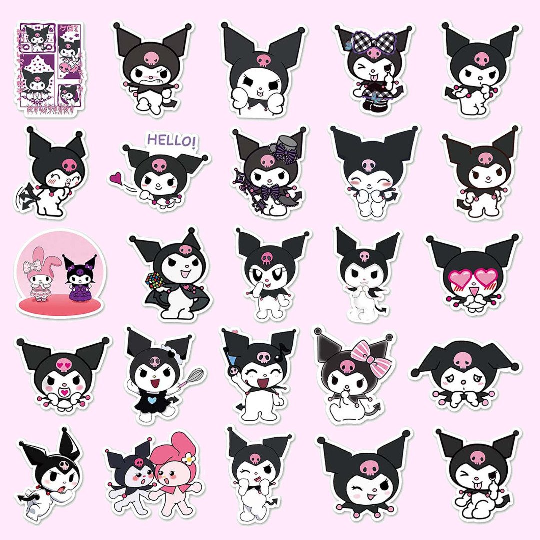 Kuromi Die Cute Sticker Pack -5