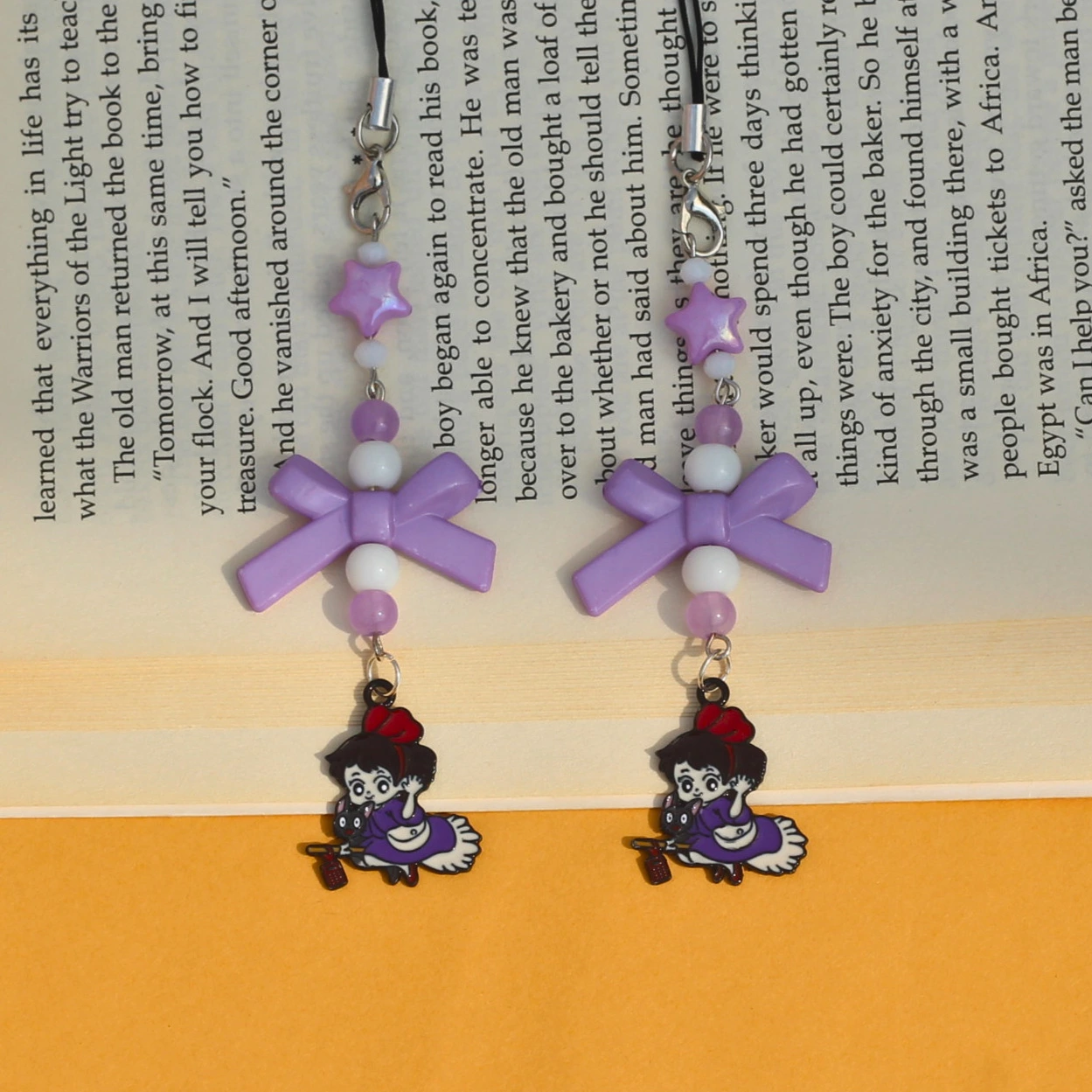 Kiki's Delivery Service Bow Knot Phone Charms -6