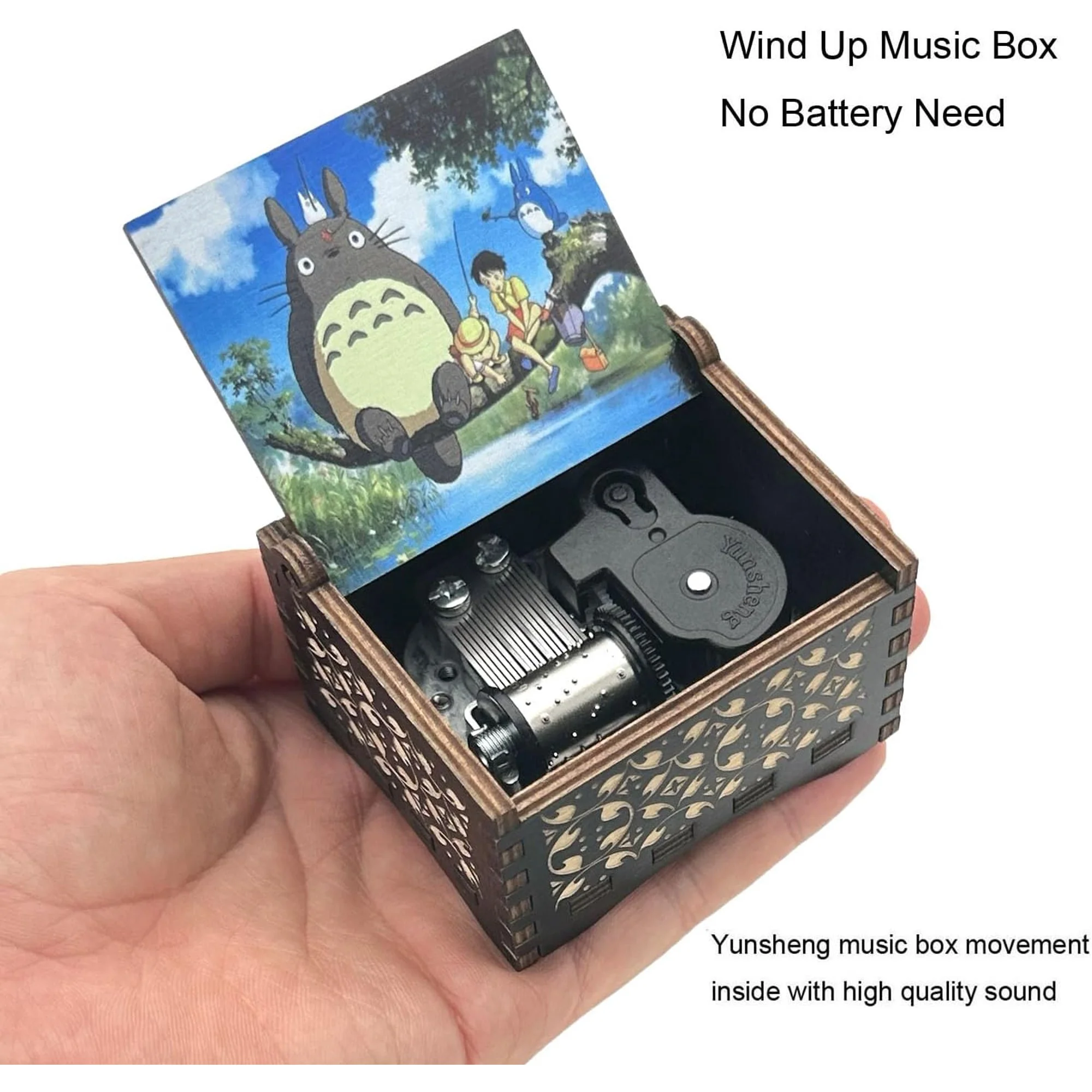 My Neighbor Totoro Wooden Music Box -2