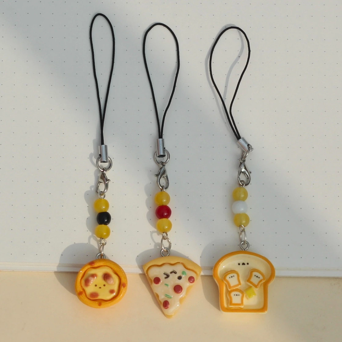 Kawaii Food Theme Phone Charms -2