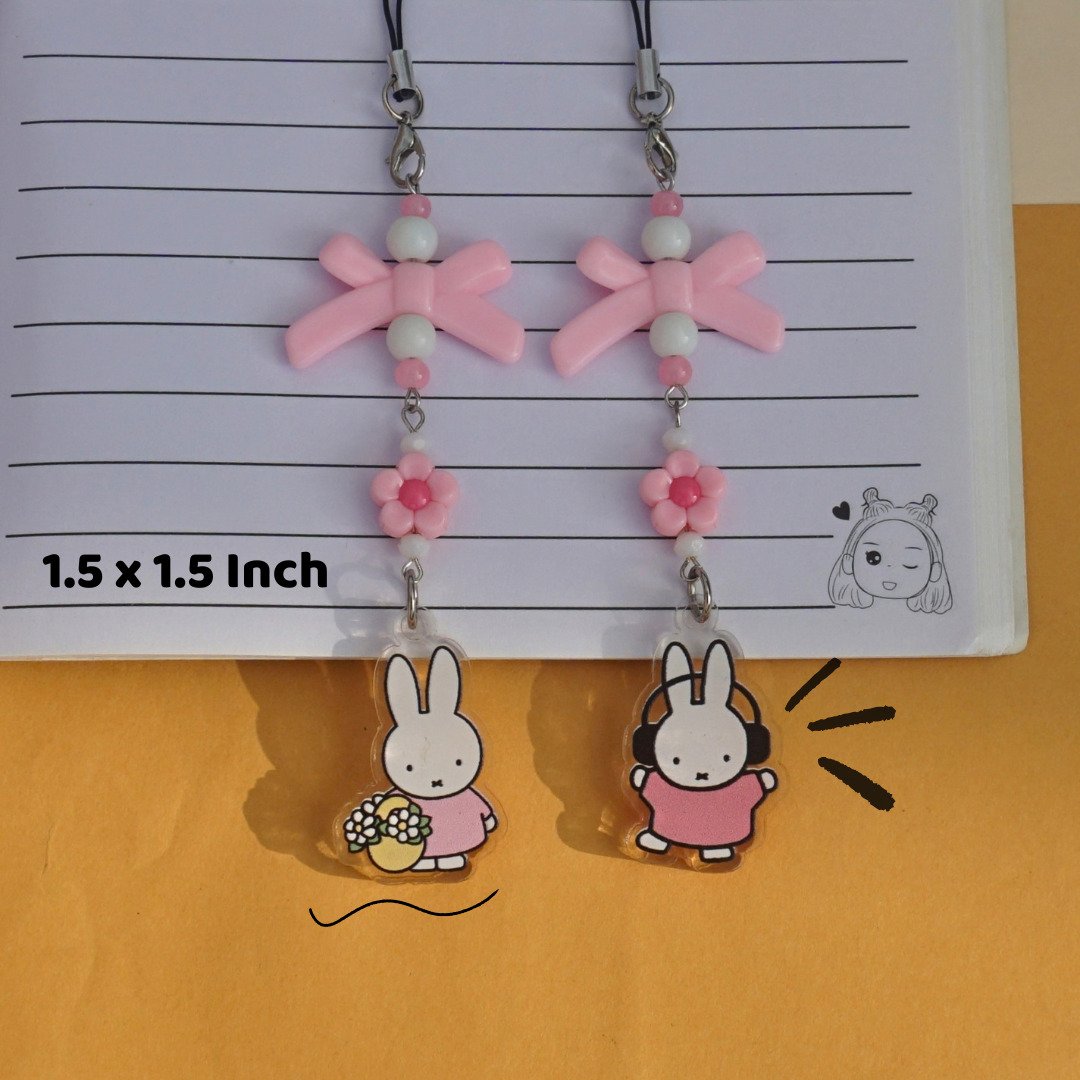 Miffy Acrylic Phone Charm -5