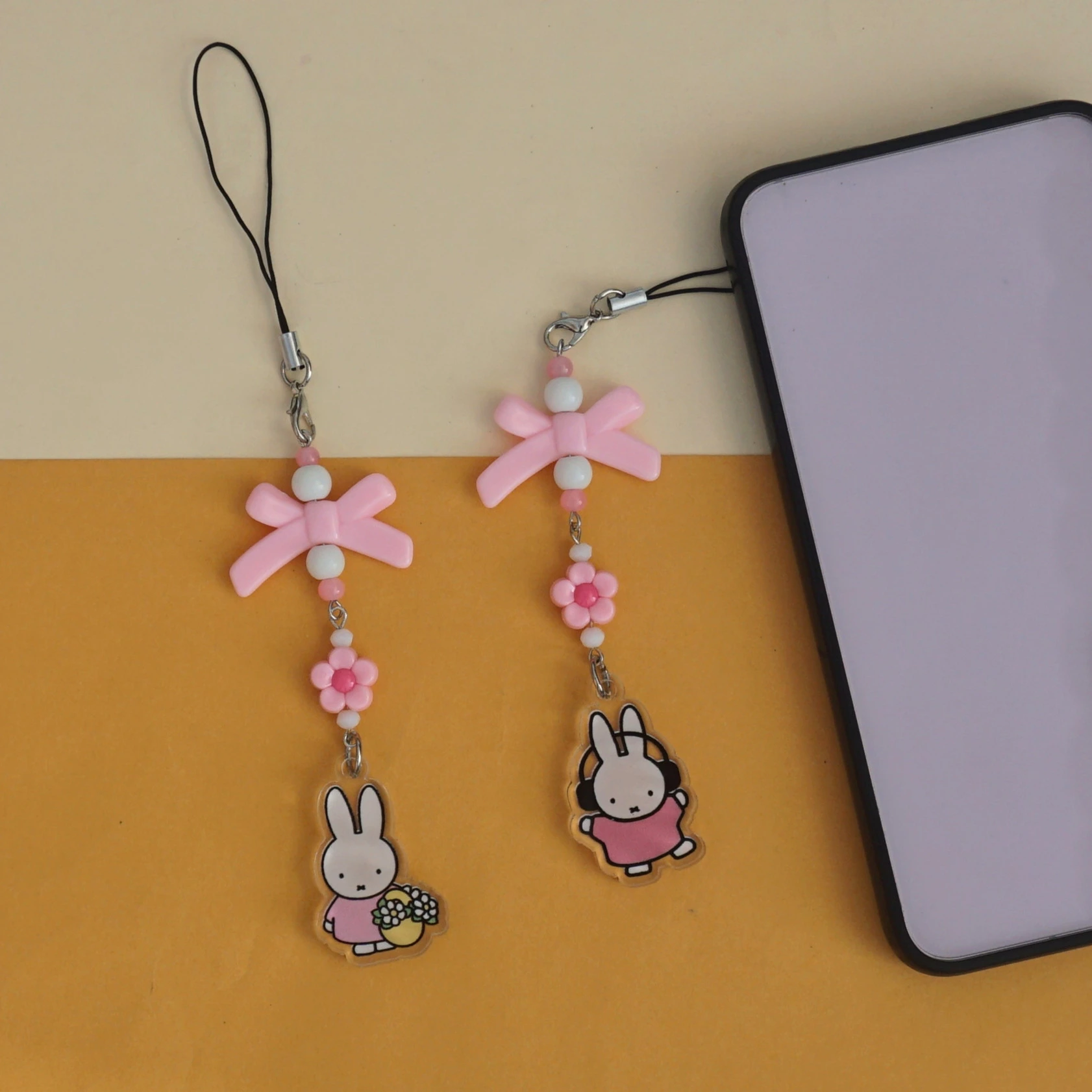 Miffy Acrylic Phone Charm -3