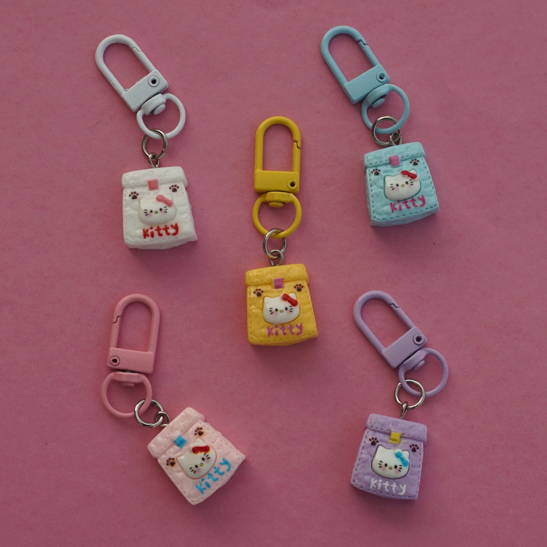 Hello Kitty Mini Purse Key Charms -12