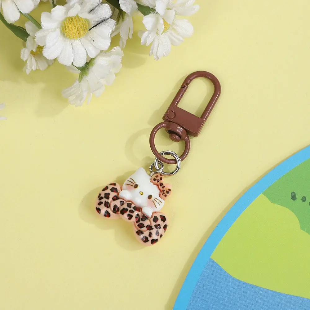 Vintage Theme Hello Kitty Key Charms -6