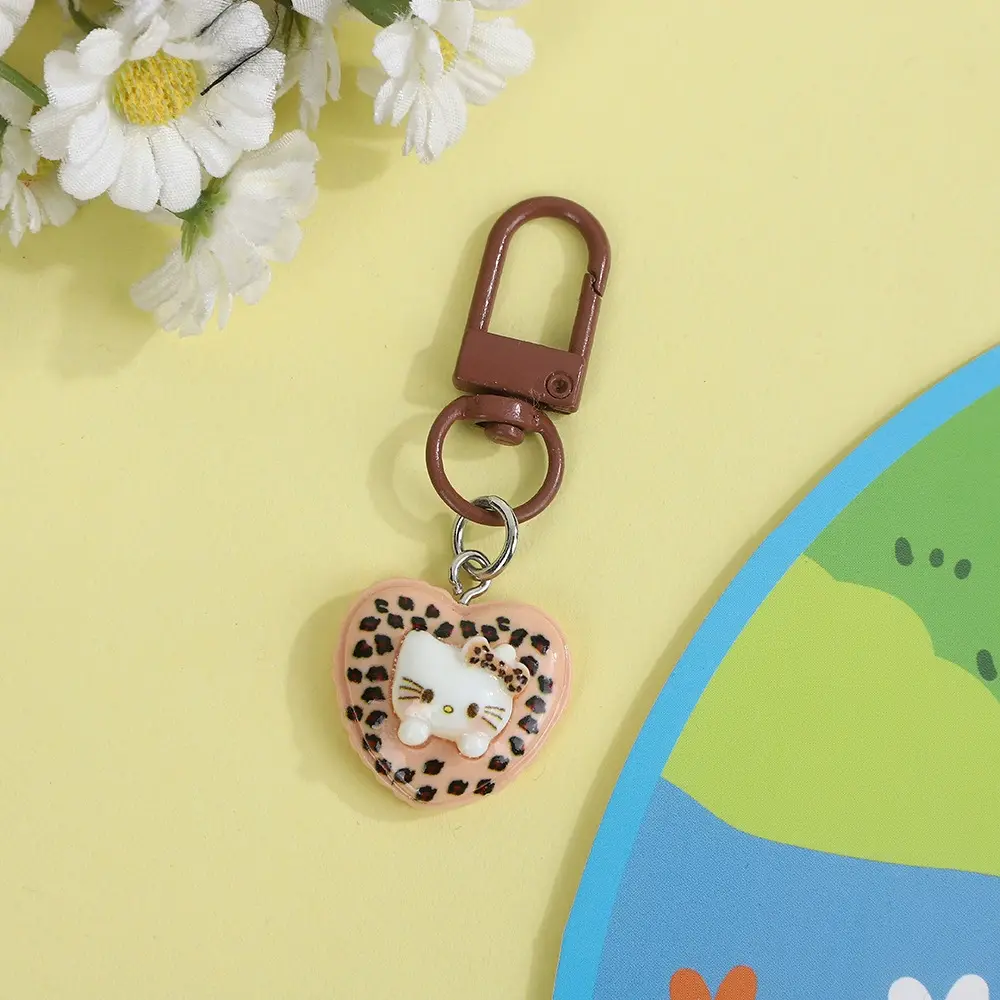 Vintage Theme Hello Kitty Key Charms -7