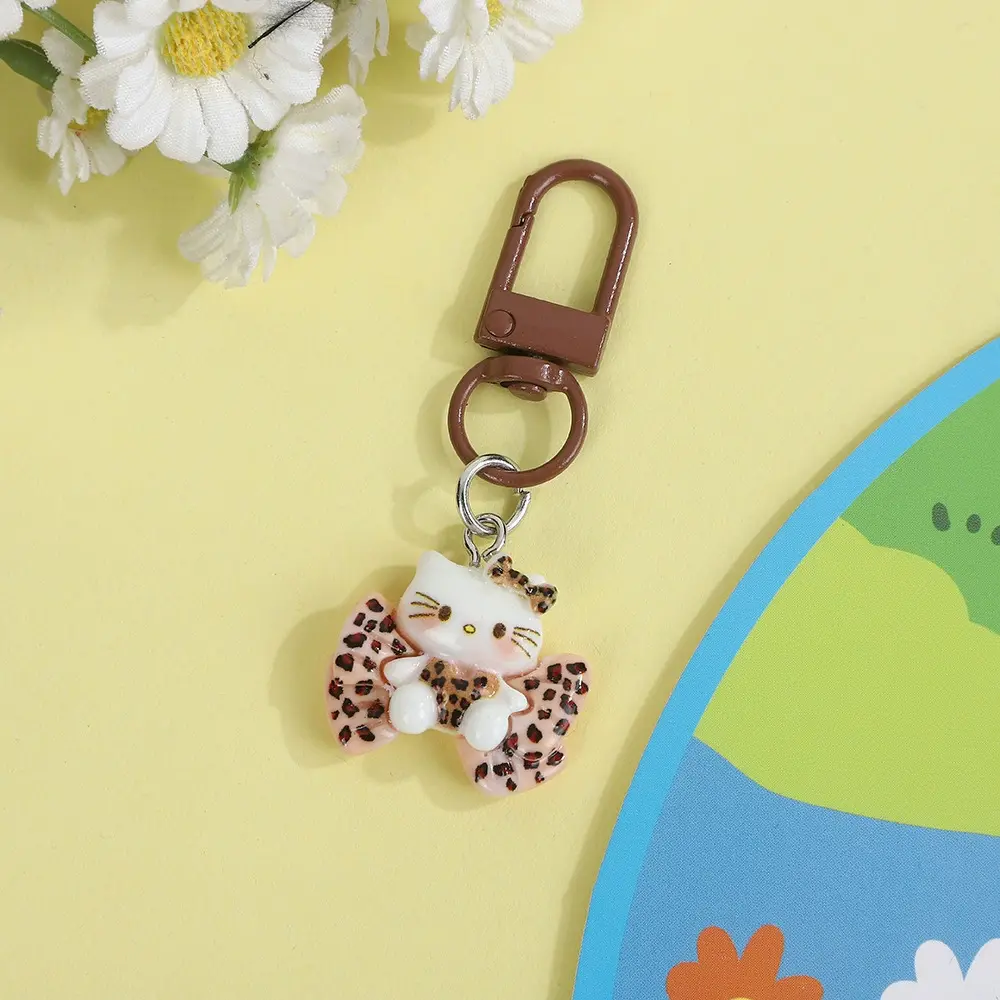Vintage Theme Hello Kitty Key Charms -8