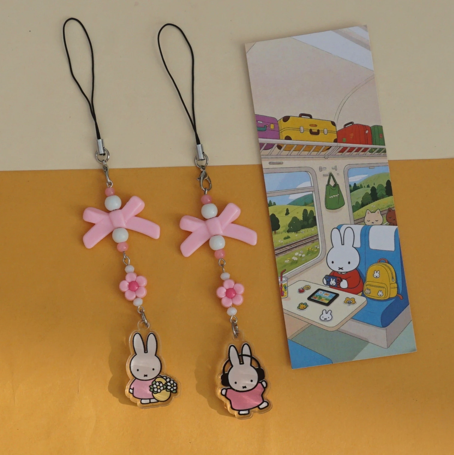 Miffy Acrylic Phone Charm -7