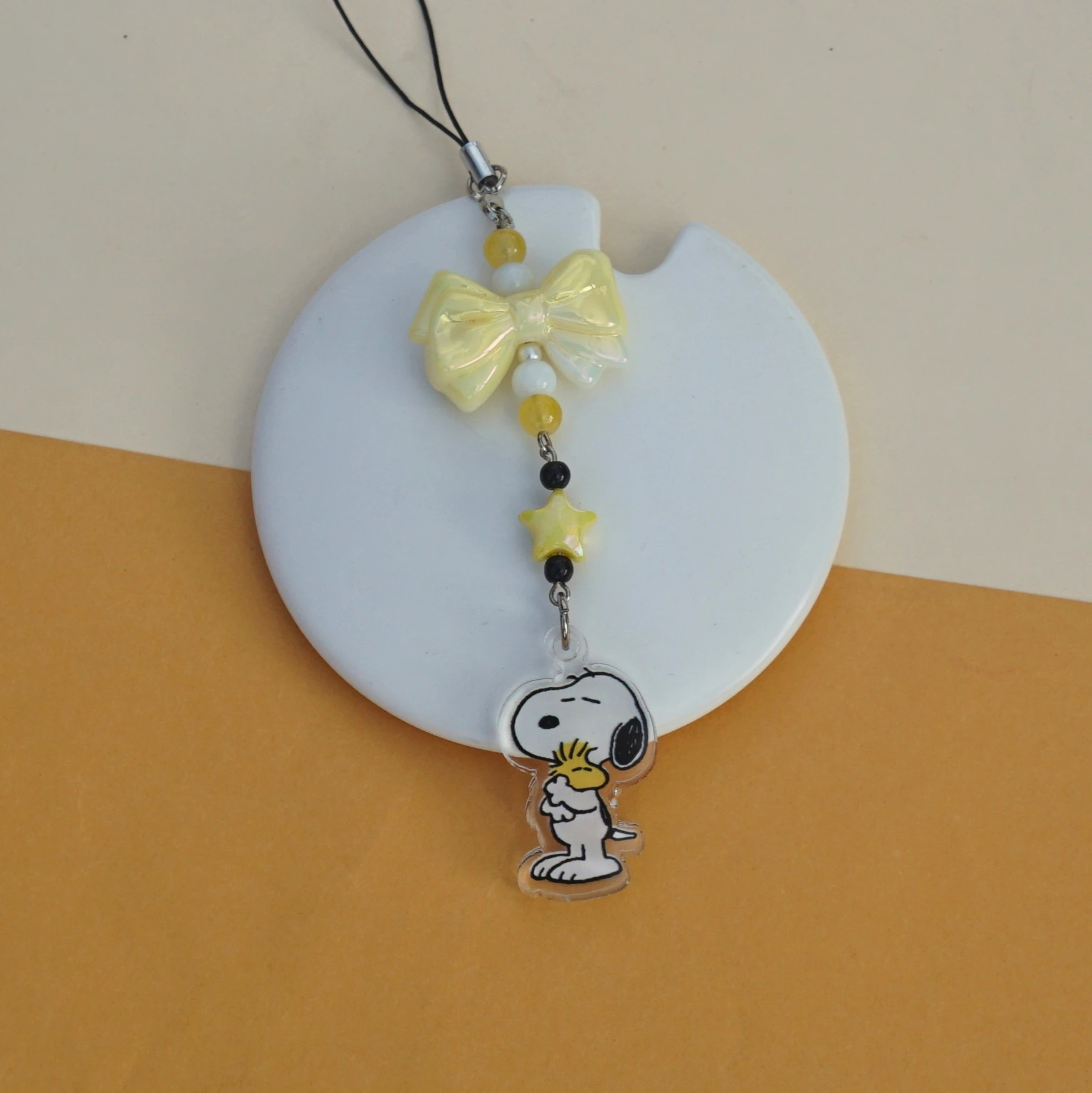 Cute Snoopy Acrylic Phone Charm -2