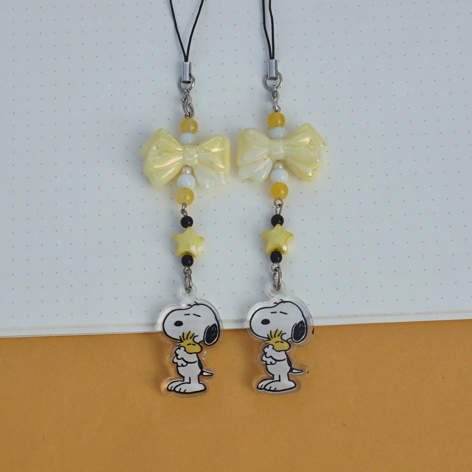 Cute Snoopy Acrylic Phone Charm -8