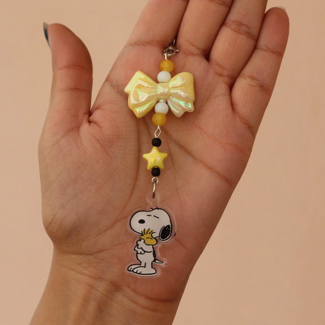 Cute Snoopy Acrylic Phone Charm -9