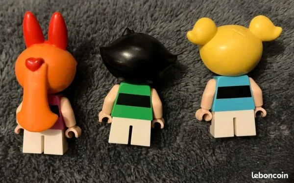 Powerpuff Girls Lego Keychains -5