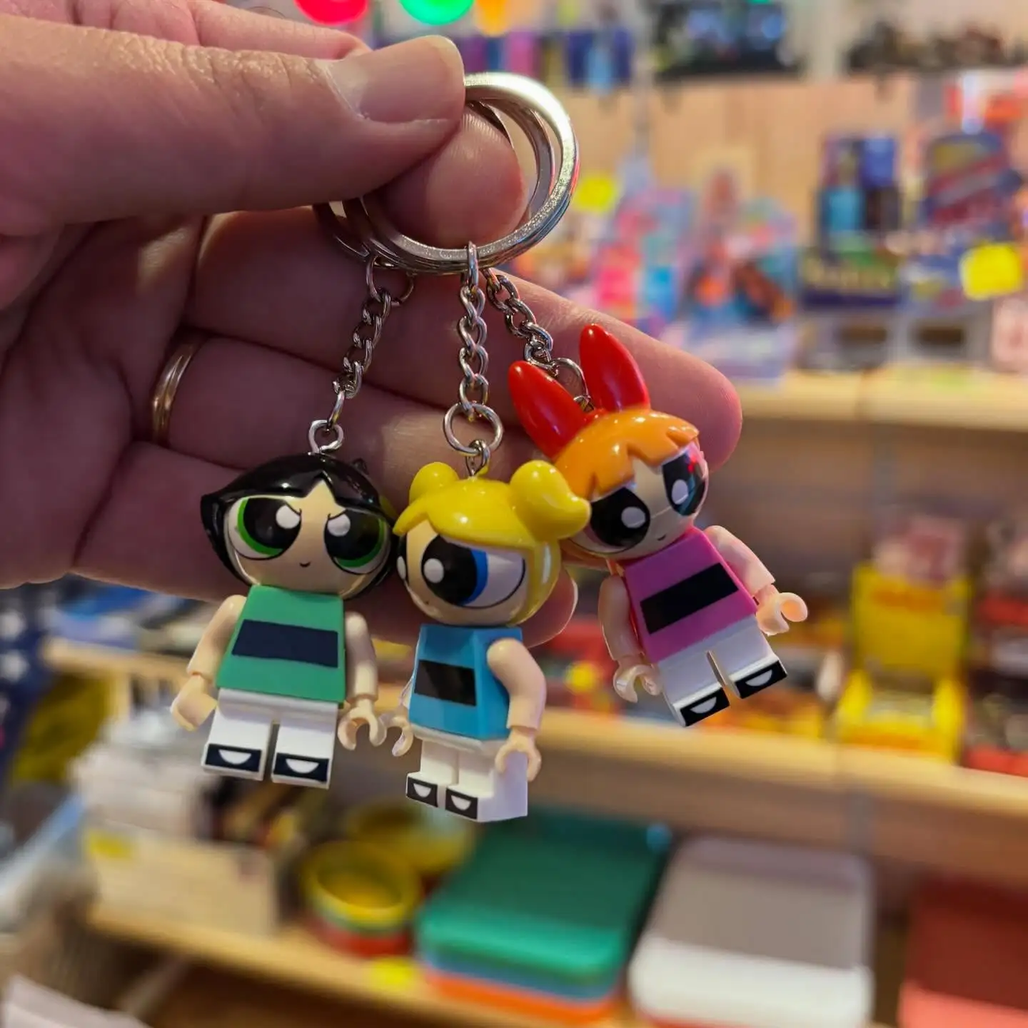 Powerpuff Girls Lego Keychains -1 Powerpuff Girls Lego Keychains -1